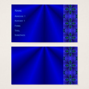 Cartes De Visite Rêves bleus