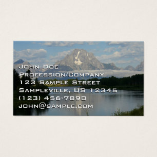 Cartes De Visite Rivière Jackson Hole à Grand Teton National Park