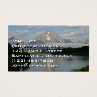 Cartes De Visite Rivière Jackson Hole à Grand Teton National Park