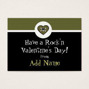 Cartes De Visite Rocker Boy Funky Valentine