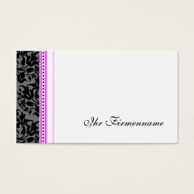 Cartes de visite romantiques (Devant)