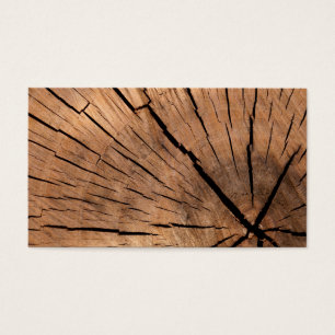 Cartes De Visite Rondin en bois