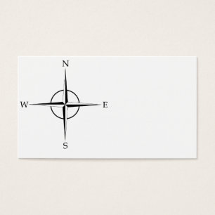 Cartes De Visite Rose de boussole