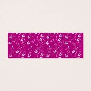 Cartes De Visite rose de fleurs