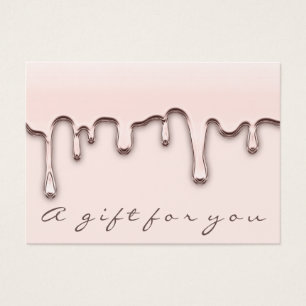 Cartes De Visite Rose De Maquillage Des Cheveux Grisés 100 Lecteur