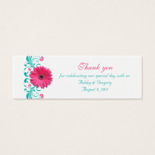 Cartes De Visite Rose Gerbera Daisy Occasion spéciale Favoriser les