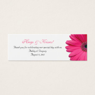 Cartes De Visite Rose Gerbera Daisy Occasion spéciale Favoriser les