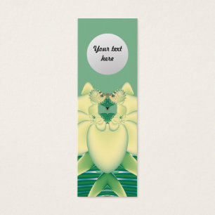 Cartes De Visite Rose jaune