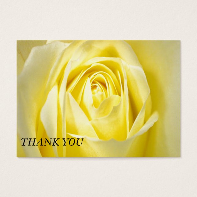 Cartes De Visite Rose jaune profonde (Devant)