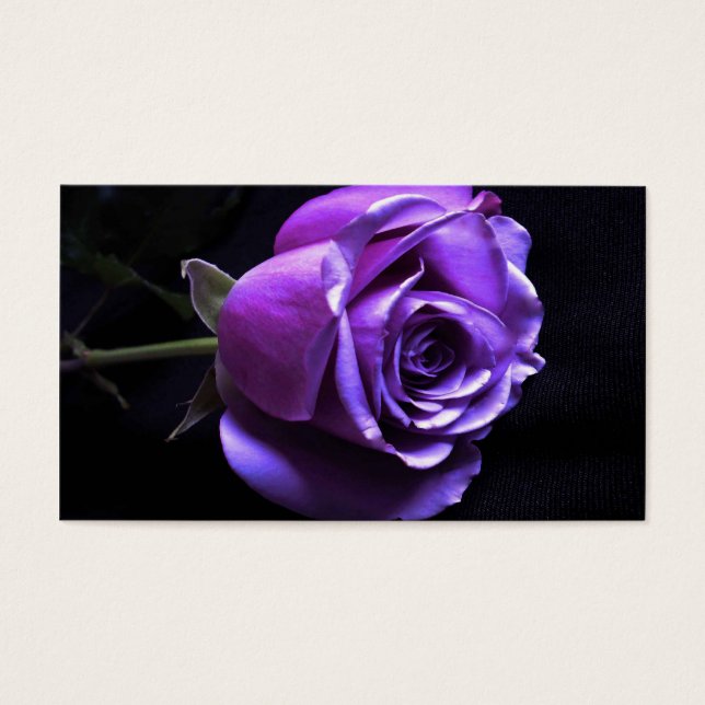 Cartes De Visite rose lavande (Devant)
