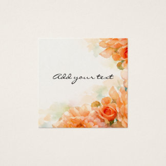 Cartes De Visite Rose themed wedding stationary 