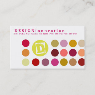 Cartes de visite [roses] de DESIGNInnovation