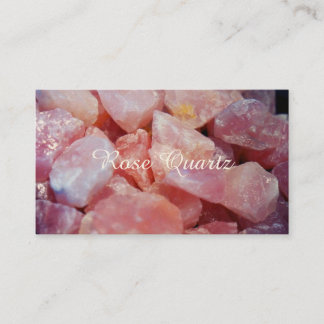 Cartes de visite Roses du Quartz