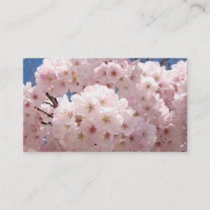 Cartes de visite roses personnalisées Fleurs roses