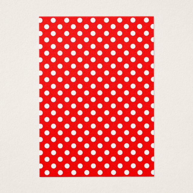 Cartes De Visite Rosie Les Pois De Style Riveter (Devant)