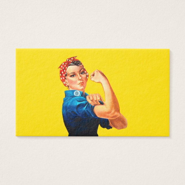 Cartes De Visite Rosie The Riveter (Devant)