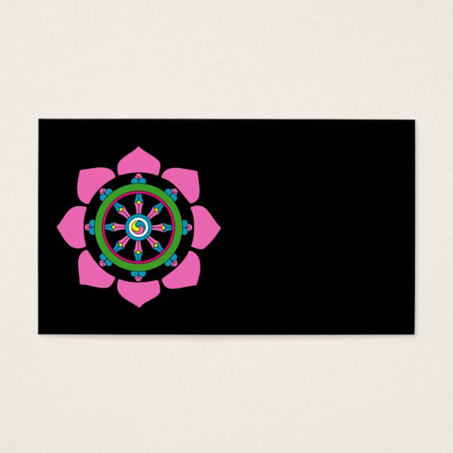 Cartes De Visite Roue de Dharma (Devant)