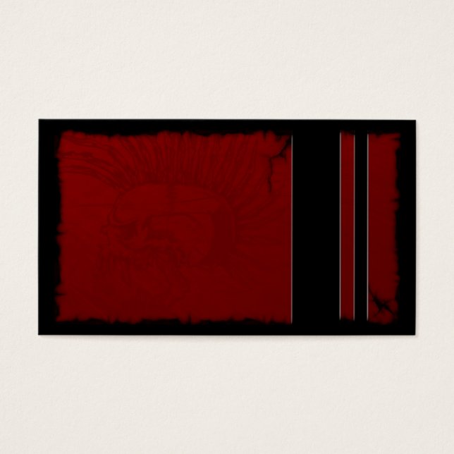 Cartes De Visite Rouge (Devant)