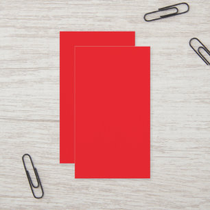 Cartes de visite rouges Design minimaliste audac