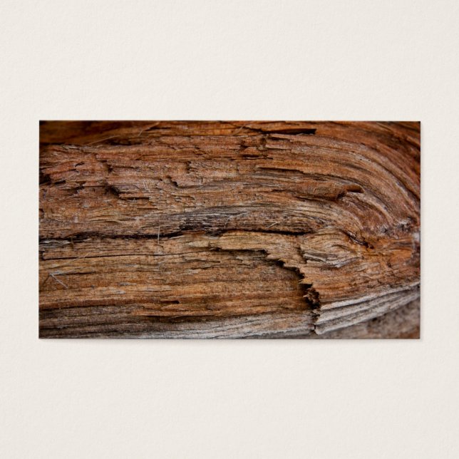 Cartes De Visite Rustic wood (Devant)