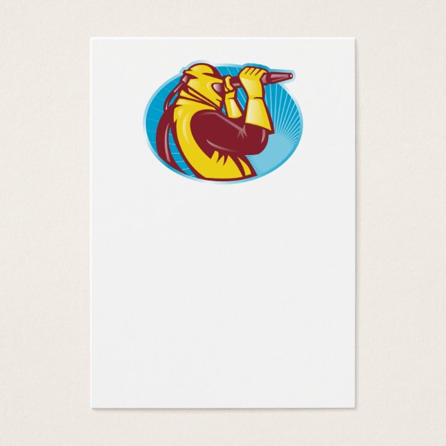 Cartes De Visite sablage sablage sablage sablage rétro ouvrier sabl (Devant)