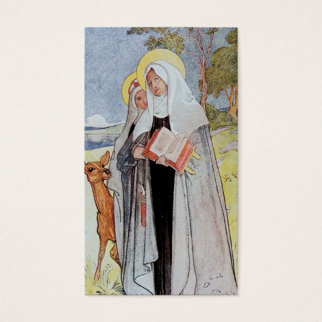 Cartes De Visite Saint Bridget et Deer (Devant)