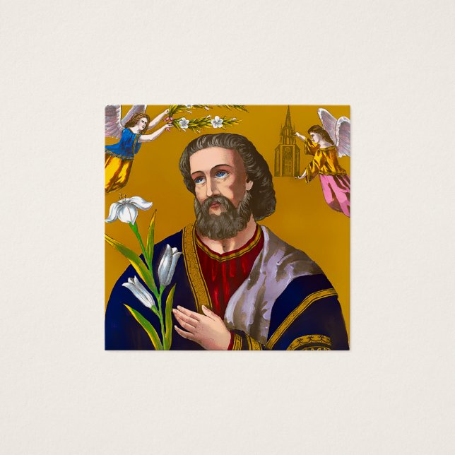 Cartes De Visite Saint Joseph San Jose (Devant)