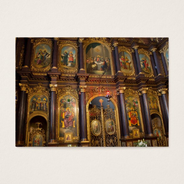 Cartes De Visite Sainte Trinité Église grecque orthodoxe (Devant)