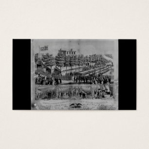 Cartes De Visite Salle volontaire de rafraîchissement circa 1861