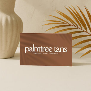 Cartes De Visite Salon de bronzage Palm Shadow, Boutique, Spa