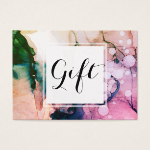 Cartes De Visite *~* Salon & Spa Feminine Chic Artiste Abstrait