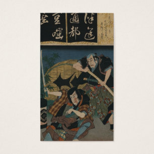 Cartes De Visite Samouraïs avec l'épée circa des 1800s Japon