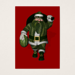 Cartes De Visite Santa Claus Melon Farmer