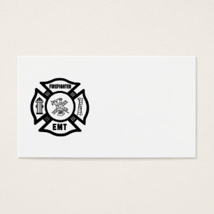 Cartes De Visite Sapeur-pompier EMT
