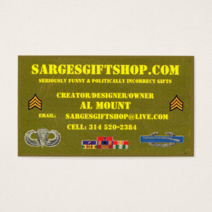 CARTES DE VISITE SARGESGIFTSHOP.COM