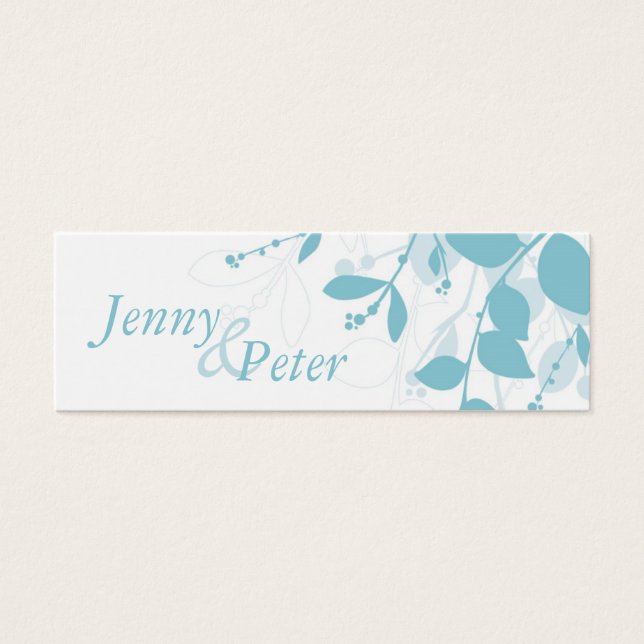 Cartes De Visite SAVE LA DATE :: paysage de silhouette naturelle (Devant)