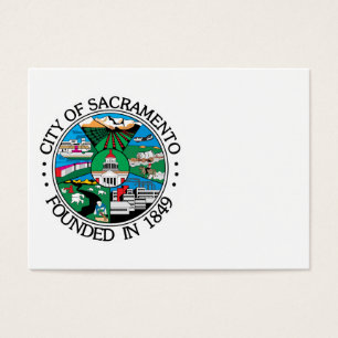 Cartes De Visite Sceau de la ville de Sacramento
