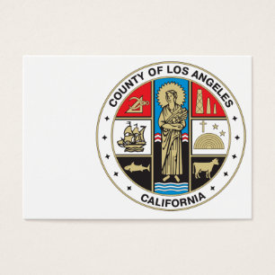 Cartes De Visite Sceau du comté de Los Angeles