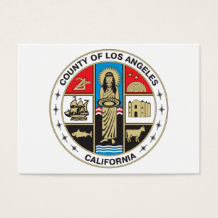Cartes De Visite Sceau du comté de Los Angeles