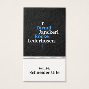Cartes De Visite Schneider Visitenkarten