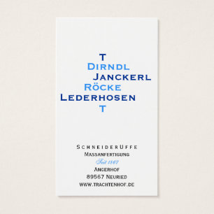 Cartes De Visite Schneider Visitenkarten