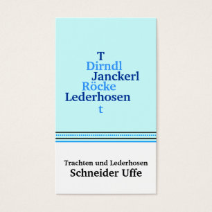 Cartes De Visite Schneider Visitenkarten