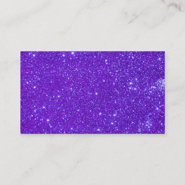 Cartes de visite scintillants de parties (Devant)
