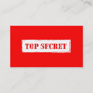 Cartes de visite secrets