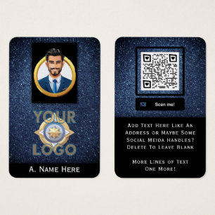 Cartes De Visite Sécurité Application de la loi Tech Pros Parties s