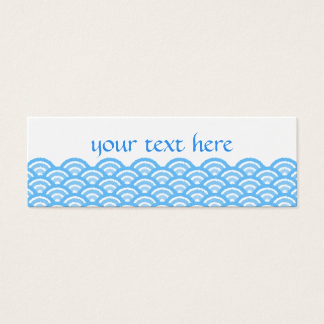 Cartes De Visite seigaiha(blue01) (Devant)