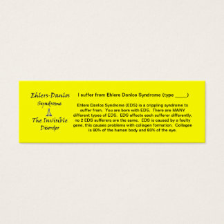 Cartes De Visite Sensibilisation aux SPE - maigre