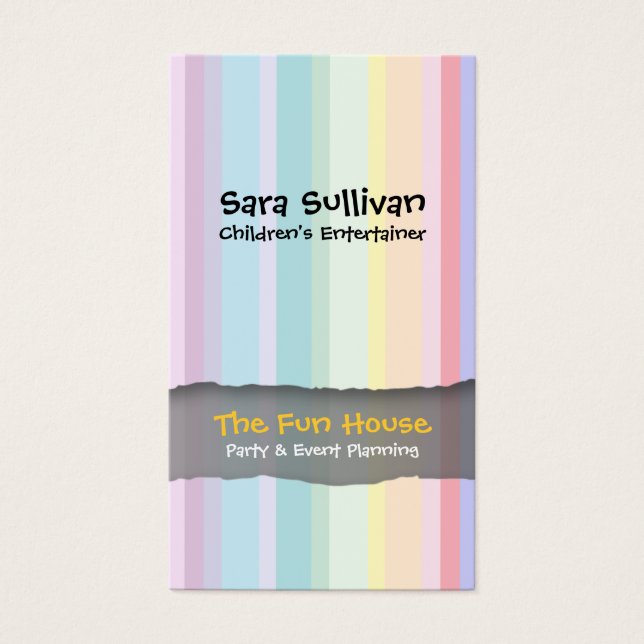 Cartes De Visite Service des compétences spéciales du planificateur (Devant)