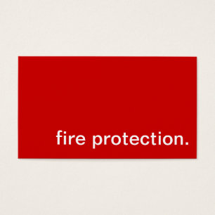 Cartes De Visite Services de lutte anti-incendie