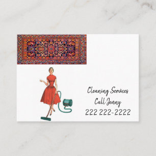 Cartes de visite, Services de nettoyage